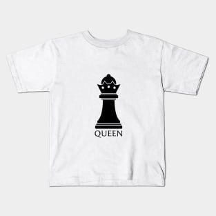 Queen Chess Piece Kids T-Shirt